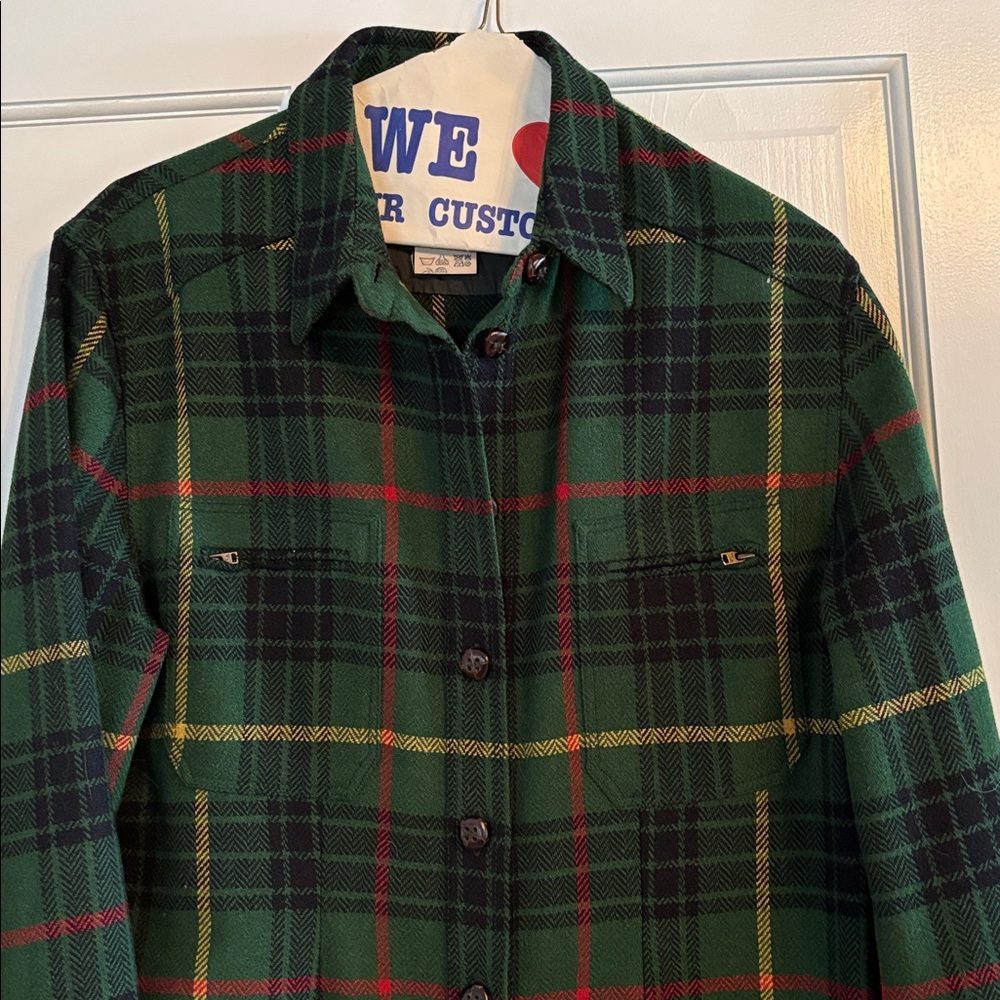 Les Copains wool button down shirt